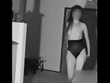 Private video of girl in lingerie she ends up naked