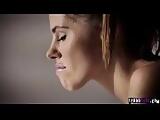Adriana Chechik mouth fed by a big meat