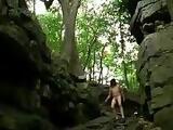 Naked rock climbing along the Nigara Escarpment 2 by Mark Heffron