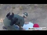 Two young sluts fuck in hot threesome with border patrol agent0p-1