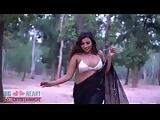 Saree lover in Black saree bikini blouse saree fantasy