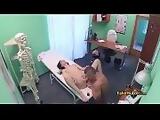 Dude playing doctor fuck brunette