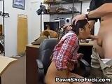 Cowgirl Lexie Banderas Sucking Dick In Pawn Shop Office