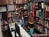 Naughty Shoplifting Nympho Backroom Shop Hidden-Cam Fucking