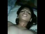 Indian girl fucked while watching TV