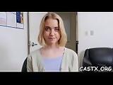 Bad beauty gets blown away of hardcore sex at a casting