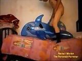 Yashaii Moran masturbating in Inflatable Dolphin 6