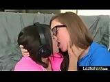 Lovely Hot Girls In Lesbian Sex Action clip-08