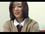Cute asian schoolgirl upskirt video