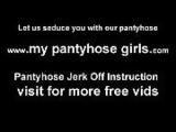 Let me put on my pantyhose and give you a handjob JOI