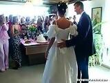 Wedding whores are fucking in public