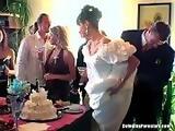 Wedding sluts are fucking in public